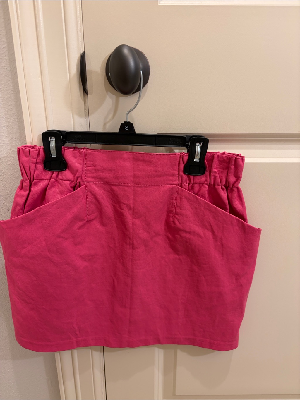 Grey Lab Hot Pink Mini Skirt